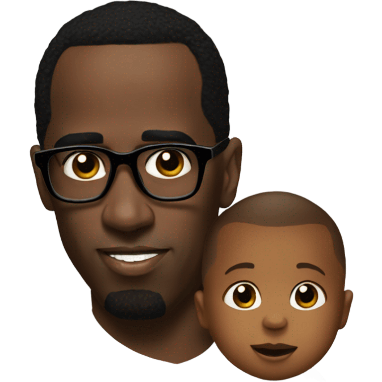 p diddy with a baby emoji