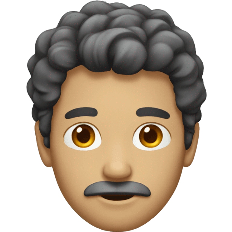 man without mustache emoji