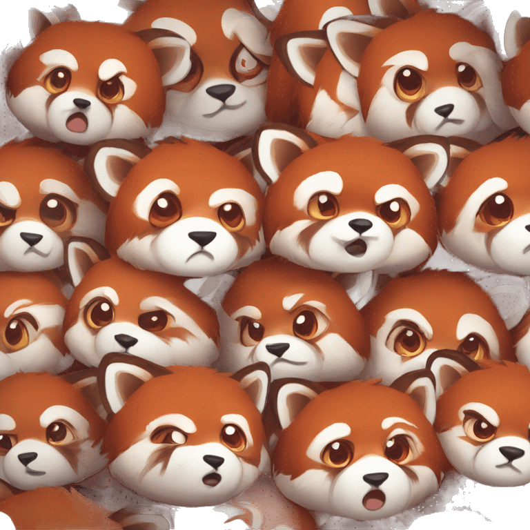 red panda but make him angry emoji