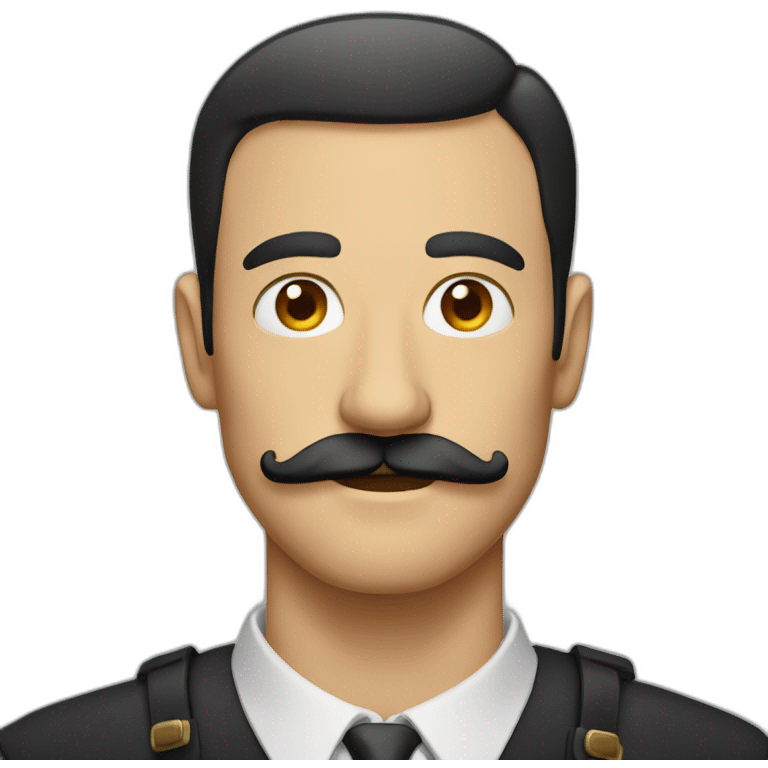 Man-with-square-mustache emoji