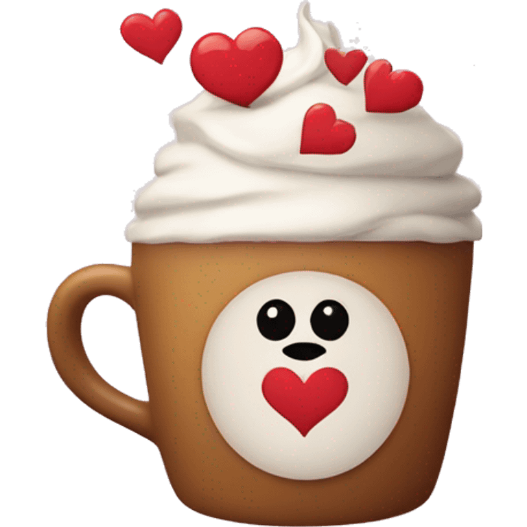 Una foca con corazón café  emoji