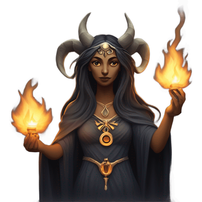 Hecate goddess emoji