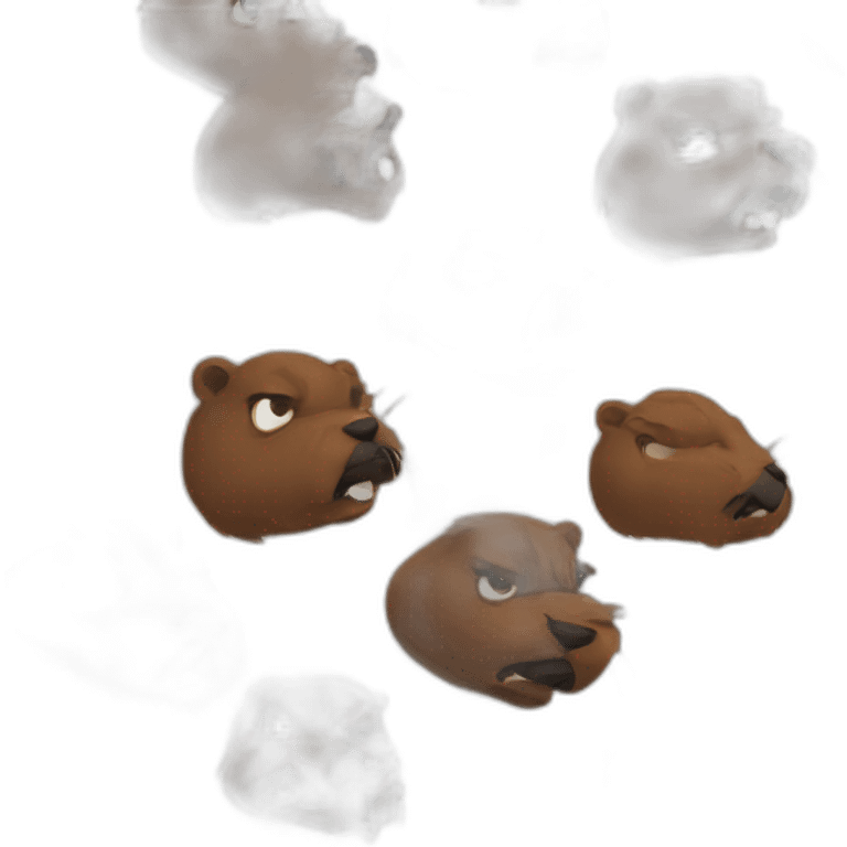 angry beaver emoji