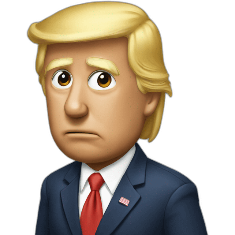 Trump as grut emoji