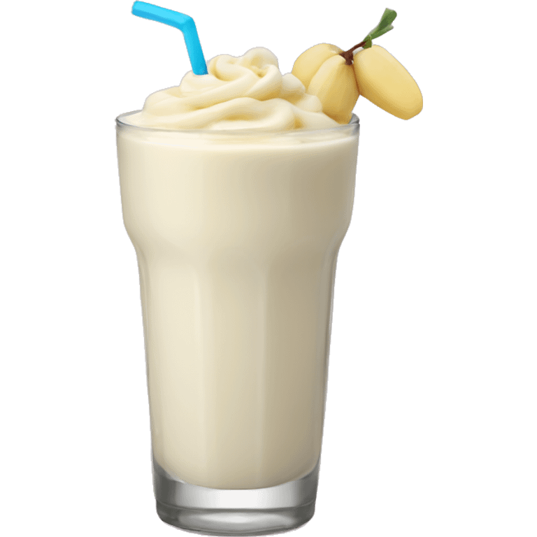 vanilla smoothie emoji