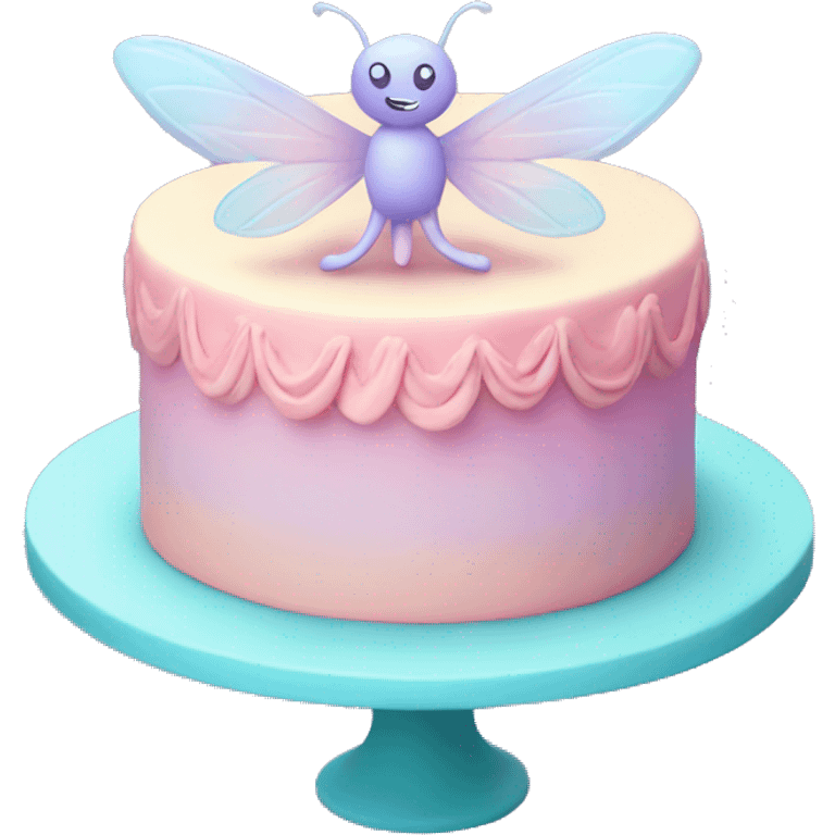 Fairy pastel cake emoji