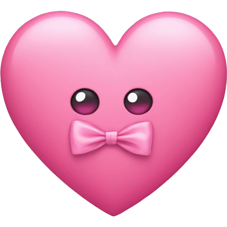 pink heart with bows emoji