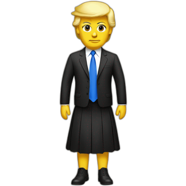 trump-in-a-skirt emoji