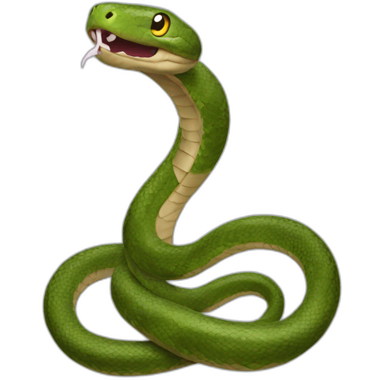 snake with arms emoji