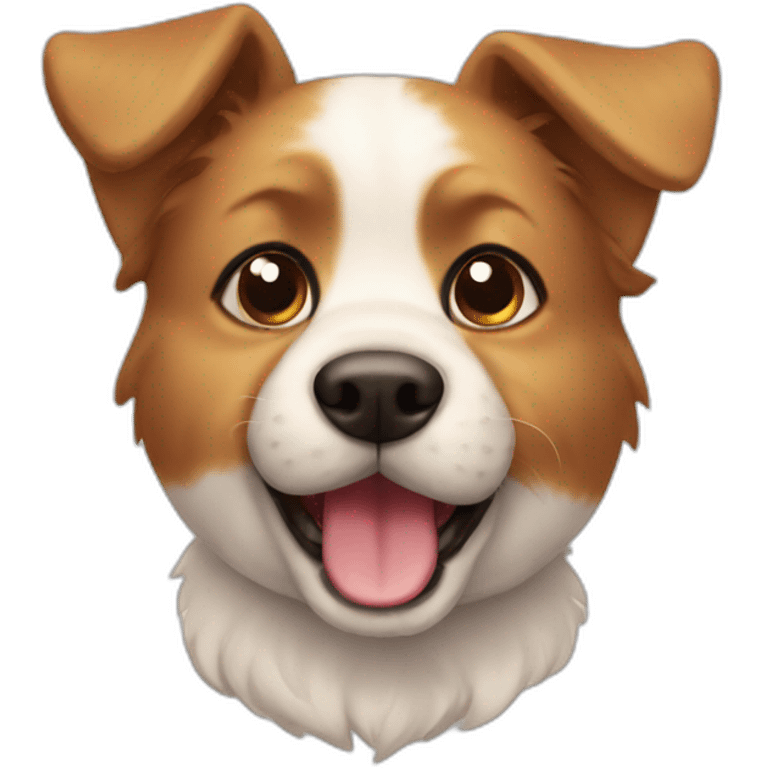 Cute dog emoji