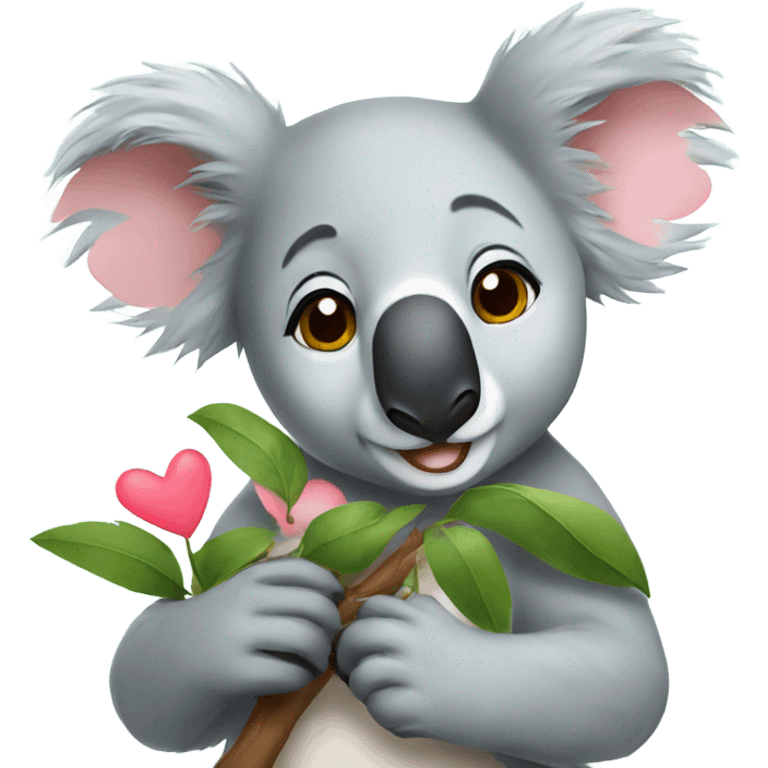 Koala love emoji