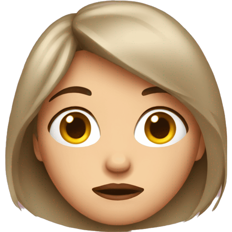 woman worry emoji