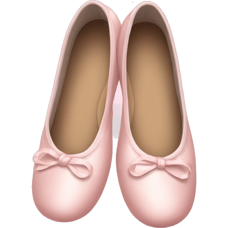 Pale pink ballet shoes emoji