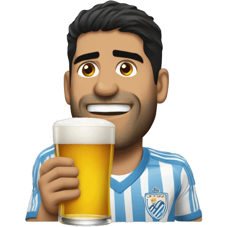 Luis Suárez drink beer emoji