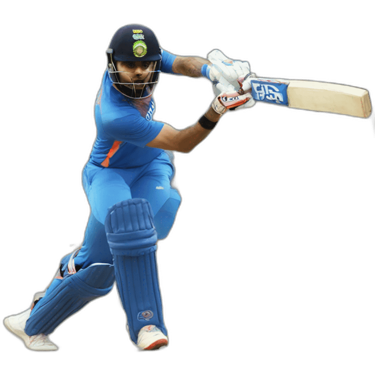 Virat kohli cover drive  emoji