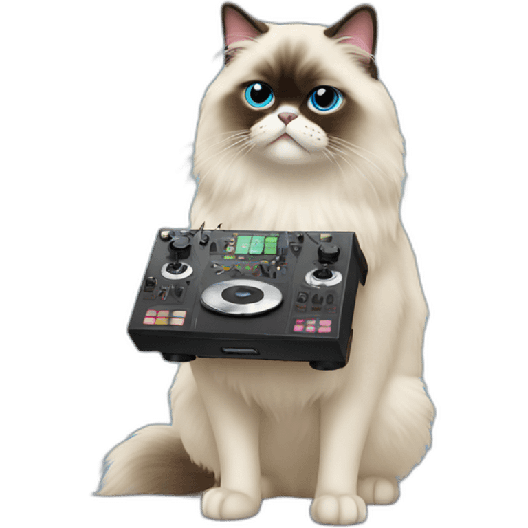 himalayan cat djing emoji