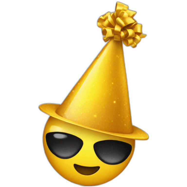 dance floor with party hat emoji