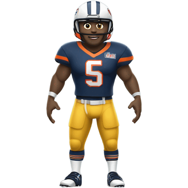 Create me as a nfl player  emoji