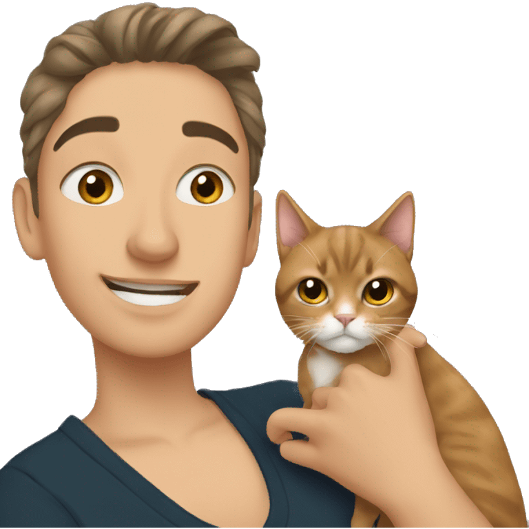 I and my cat emoji