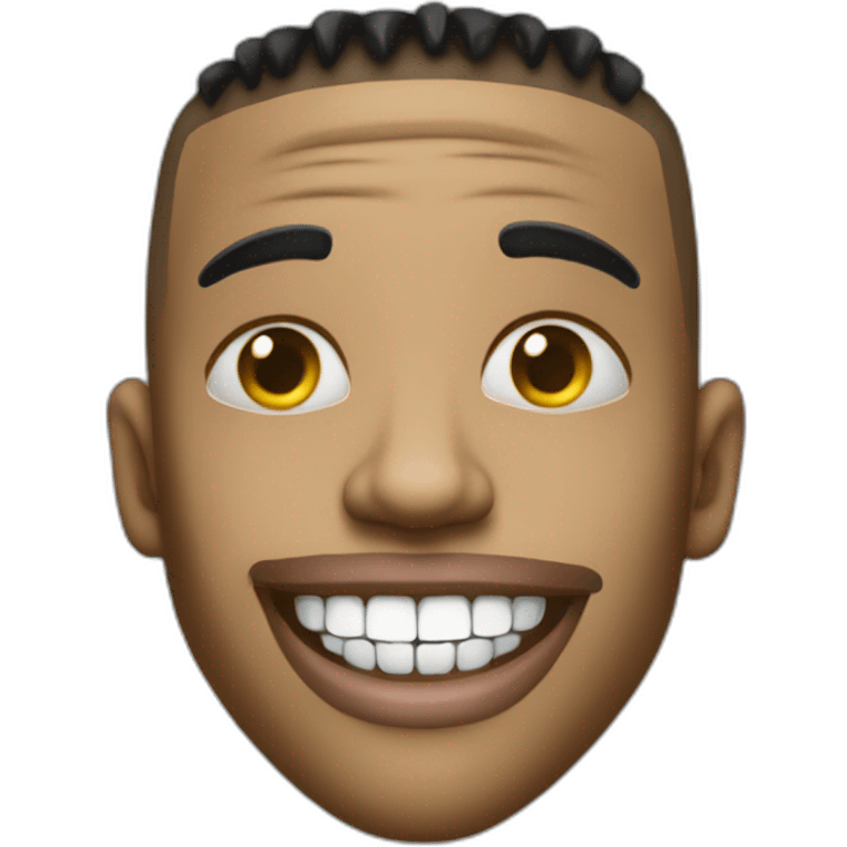 NLE choppa avec grillz diamant  emoji