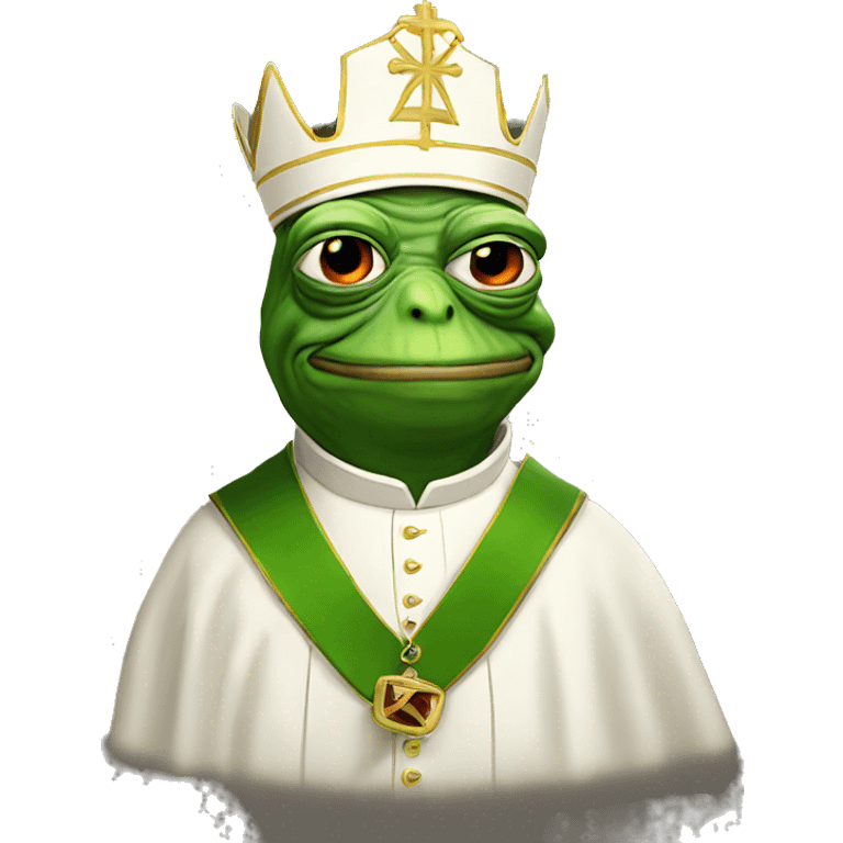 pepe pope emoji