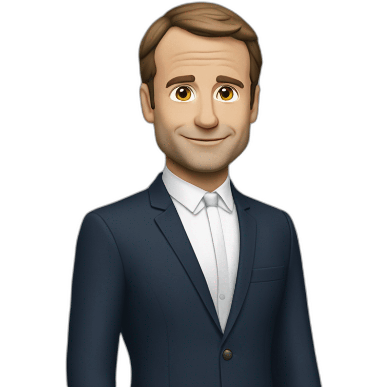 Macron est brigite en teain de faire l'amour emoji