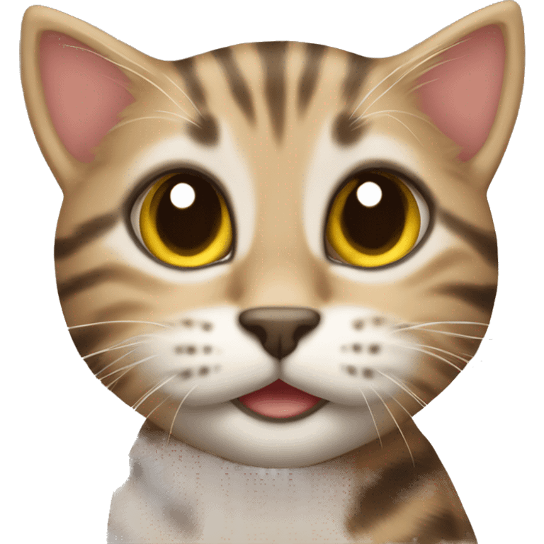 Tabby kitten  emoji