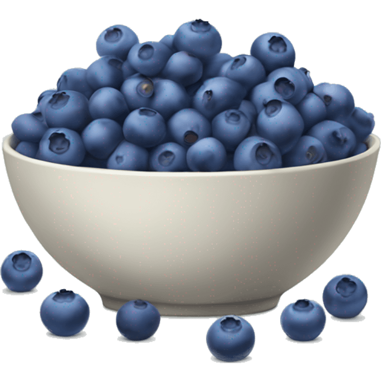 Bowl of Blueberries emoji