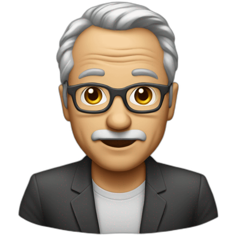 50 Yes-R old wannabe tech entrepreneur emoji