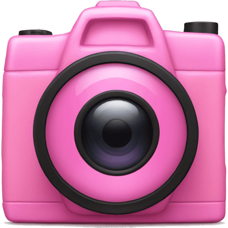 pink camera emoji