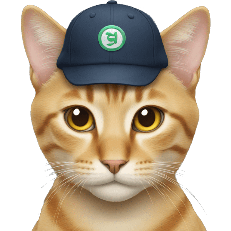 Cat with cap  emoji