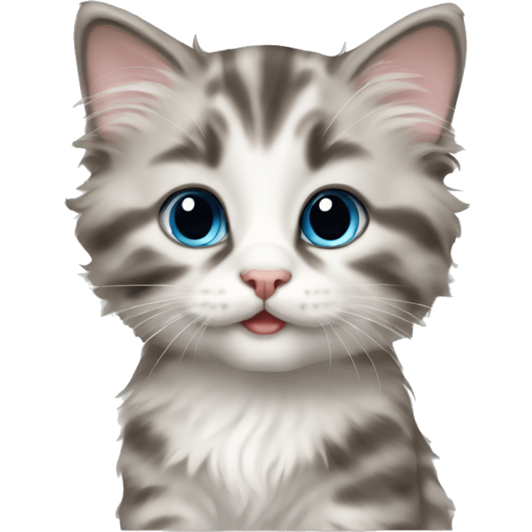 American curl kitten emoji