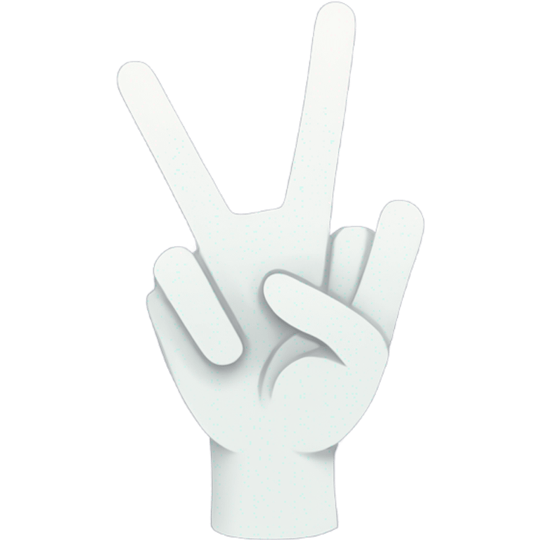 Peace sign emoji