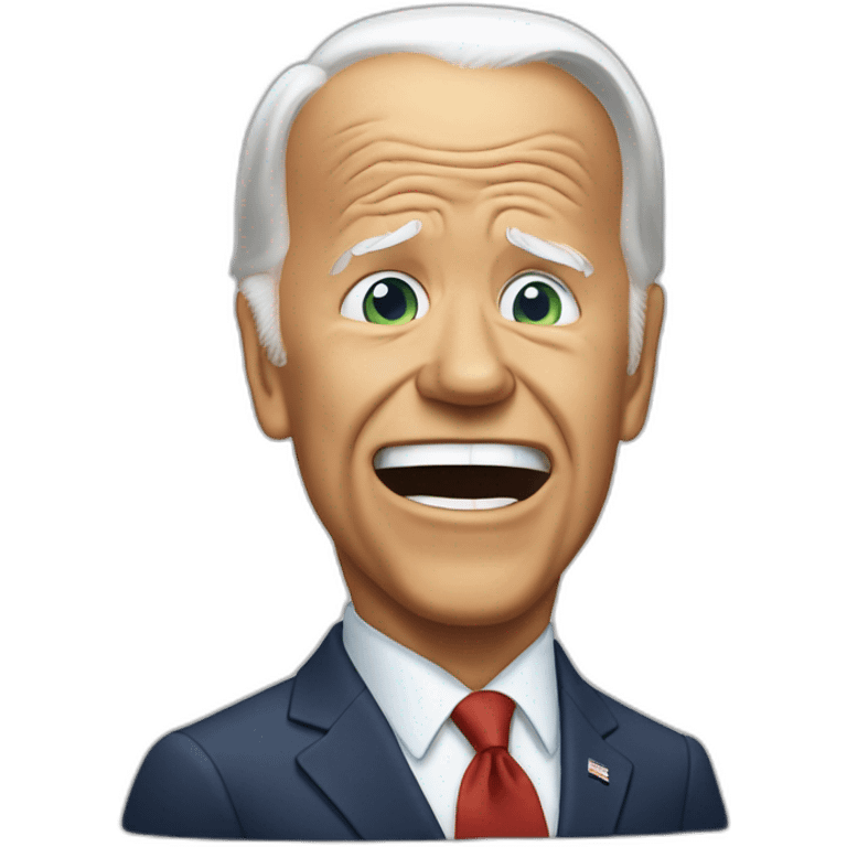 Joe Biden farting emoji