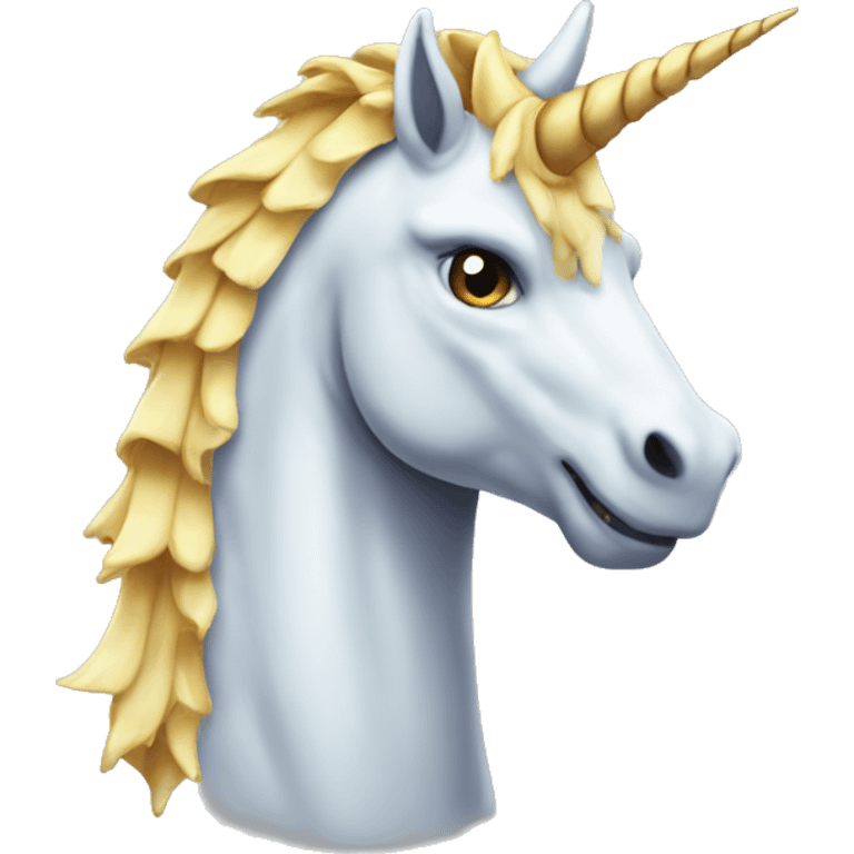 Half unicorn half dragon  emoji