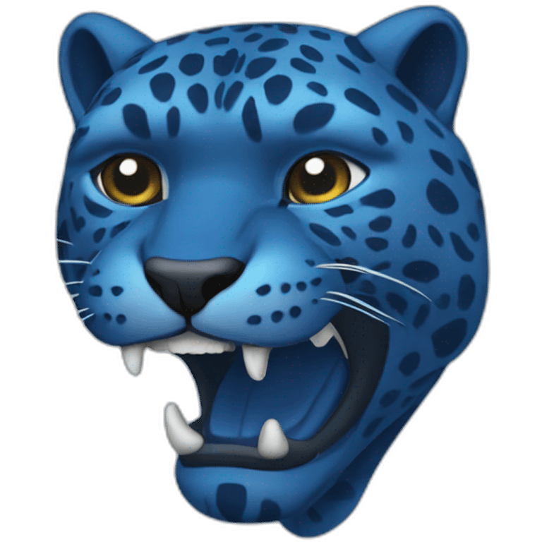 Blue panther emoji