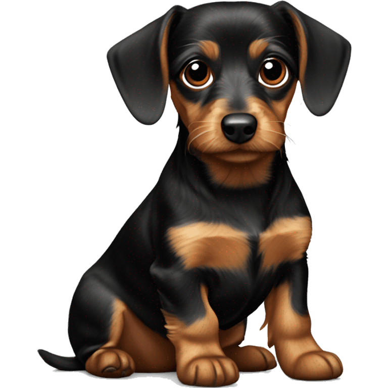 yorkie dachshund mix emoji