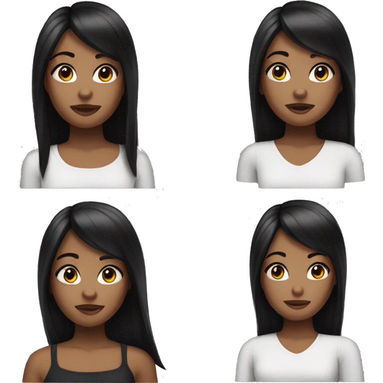 avatar girl with black hair emoji