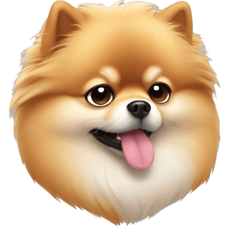 Pomeranian sleepy emoji