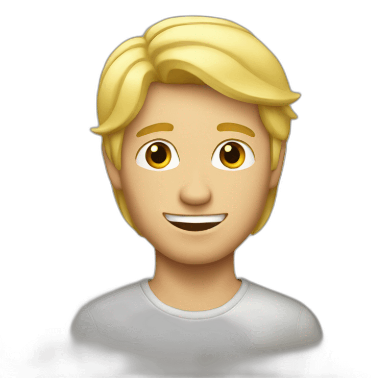 blond guy emoji