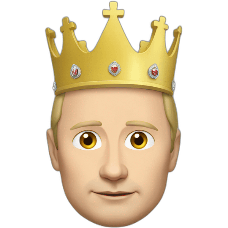 putin-with-crown emoji