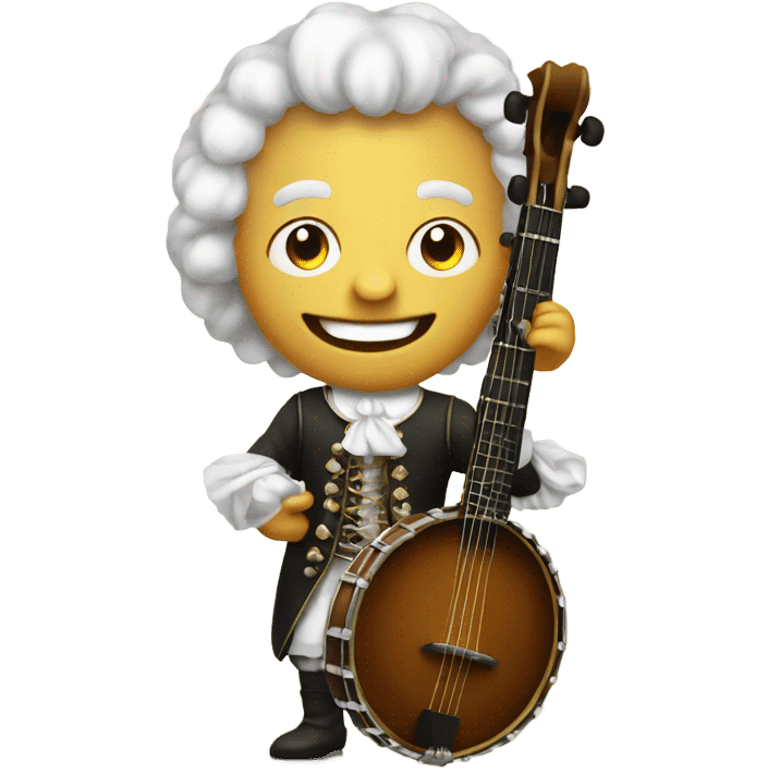 Vivaldi standing baroque banjo emoji