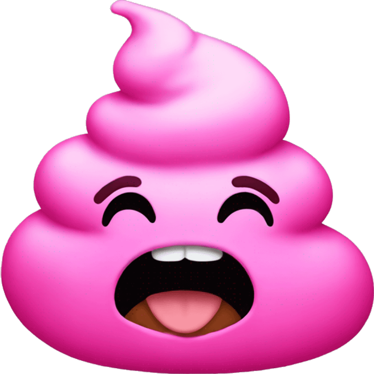 pink poop emoji emoji