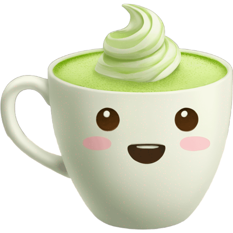 Matcha latte emoji