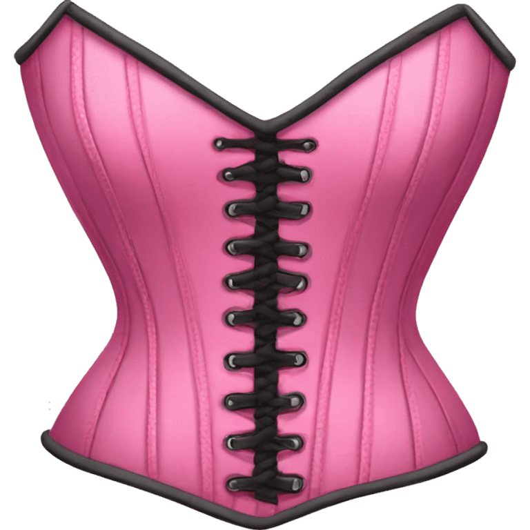 Pink corset emoji