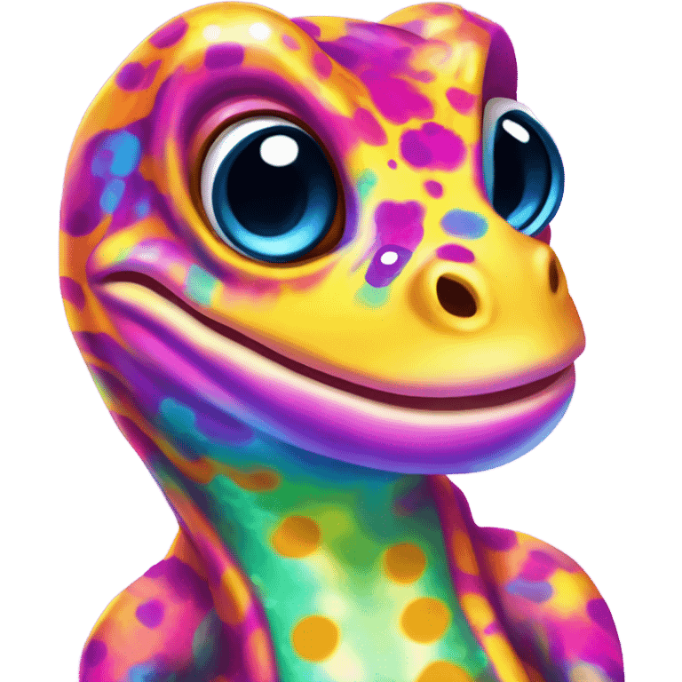 Lisa frank gecko ￼ emoji