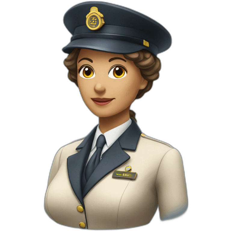 stationmaster woman cybersecurity emoji