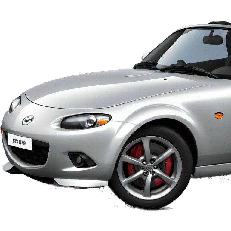 mazda mx5 with popup lights emoji