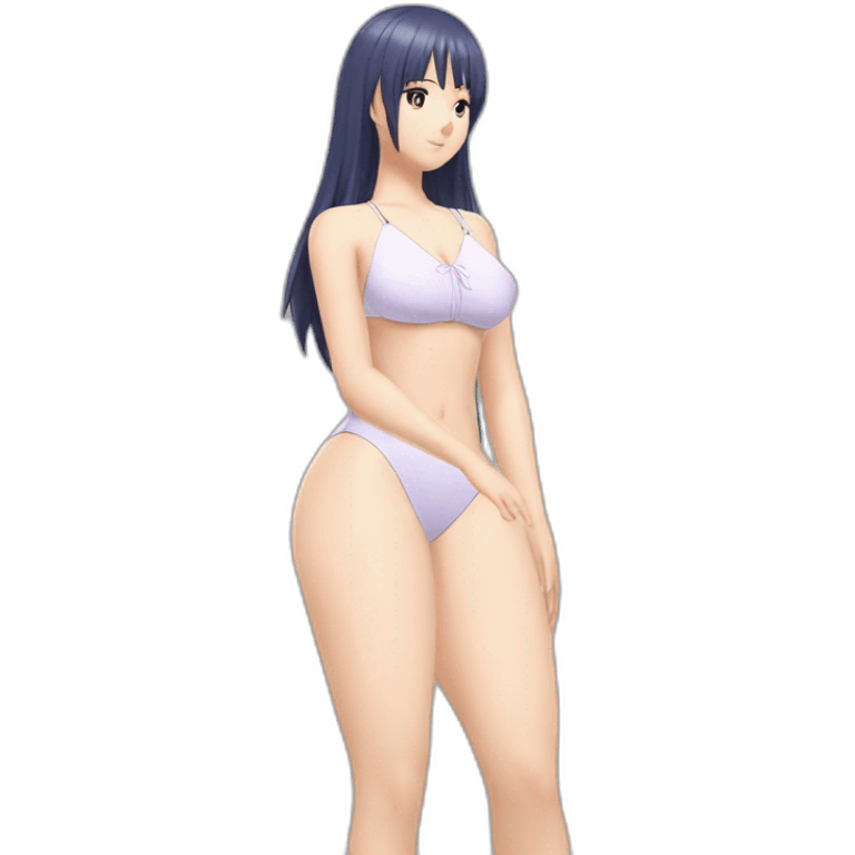 hinata hyuga full body pawg tiny swimsuit back focus emoji