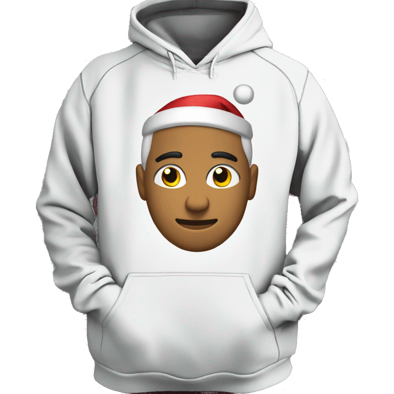 Christmas man hoodie emoji